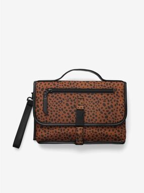 DockATot Delux Clutch Changer Bag, Bronzed Cheetah